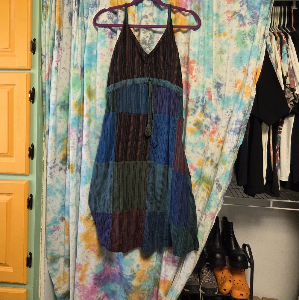 Gypsy Rose Patchwork Dress Size S/m